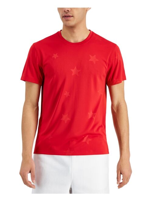 ID Ideology Men's Embossed Star Graphic T-Shirt, Created for Macy's