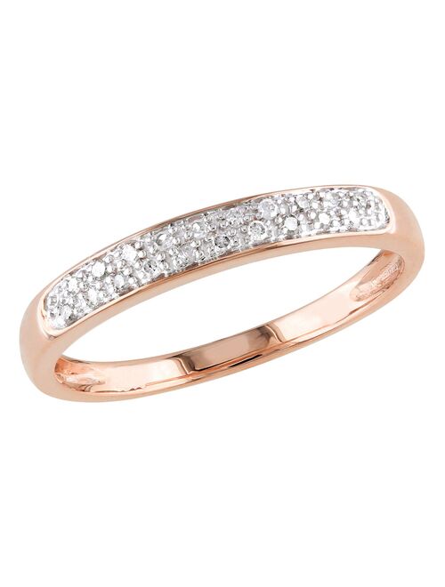 Stella Grace 10k Rose Gold 1/10 Carat T.W. Diamond Anniversary Band