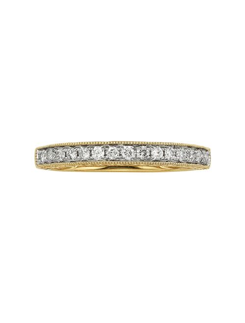 The Regal Collection 14k Gold 1/4-ct. T.W. IGL Certified Diamond Wedding Ring