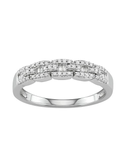 14kt Gold 1/4 Carat Diamond Band