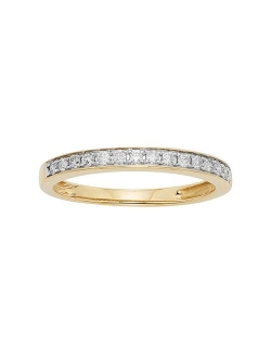 The Regal Collection 1/4 Carat T.W. IGL Certified Diamond 14k Gold Wedding Ring