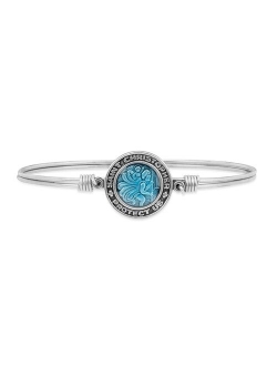 Luca + Danni Saint Christopher Bangle Bracelet