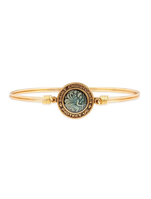 Luca + Danni Saint Christopher Bangle Bracelet