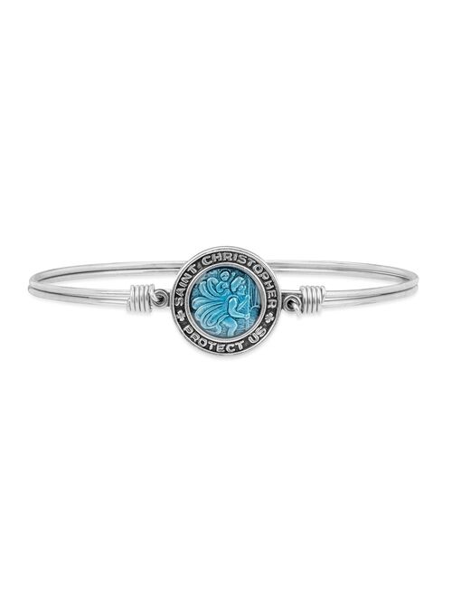 Luca + Danni Saint Christopher Bangle Bracelet