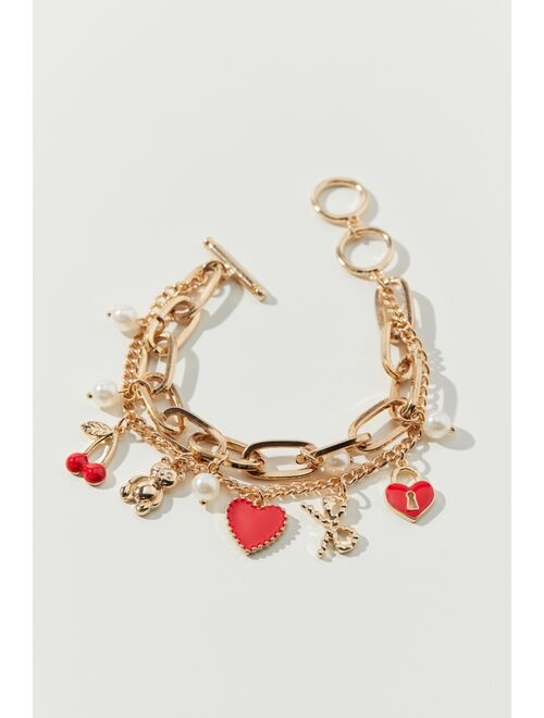 Urban Outfitters Becca Toggle Charm Bracelet