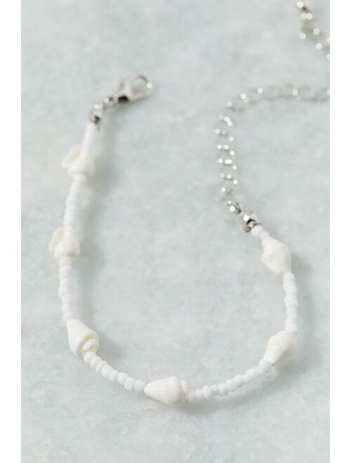 Urban Outfitters Beaded Shell Charm Bracelet