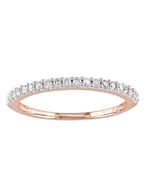 Stella Grace 10k Rose Gold 1/5 Carat T.W. Diamond Anniversary Ring