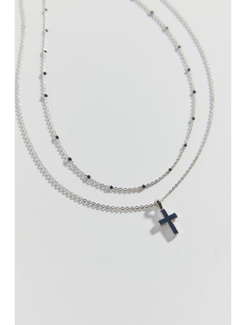 Urban outfitters Enamel Icon Layer Necklace Set