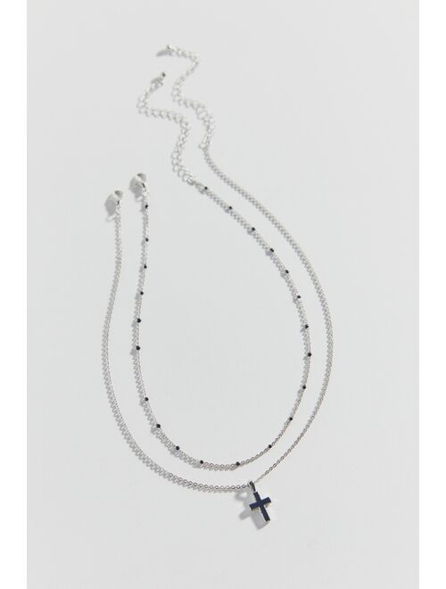 Urban outfitters Enamel Icon Layer Necklace Set