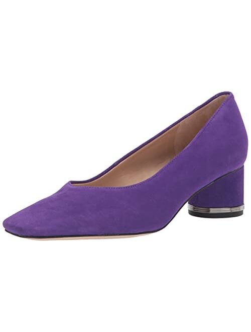 FRANCO SARTO Pisa Suede Leather Square Toe Pumps