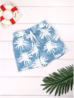 Boys Coconut Print Swim Shorts