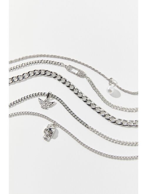 Hunter Icon Chain Layer Necklace Set