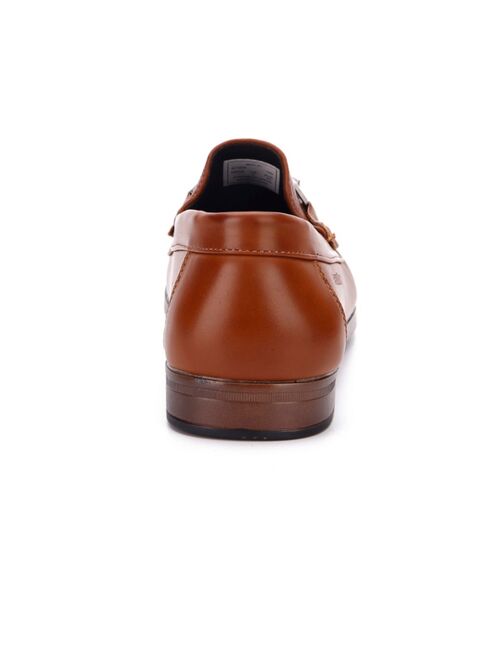 Aston Marc Men's Perforated Buckle Loafers