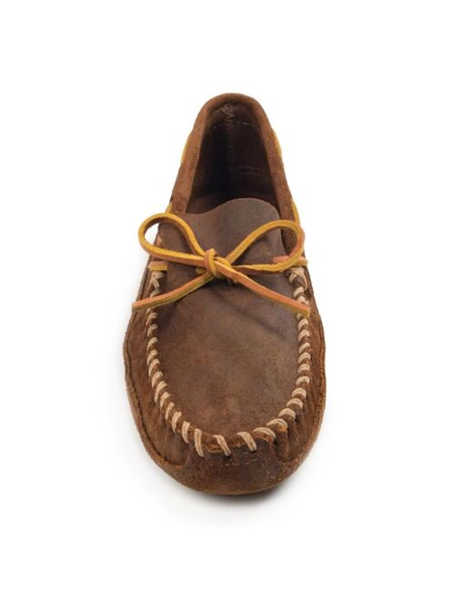 Minnetonka Men's Double Bottom Softsole Moccasin Loafers