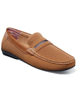 Men's Corby Moccasin Toe Saddle Slip-on Shoes