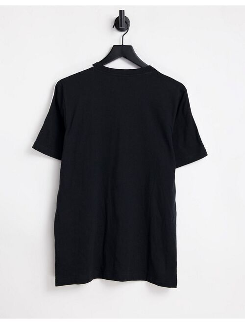 adidas Originals United T-shirt in black with globe graphics