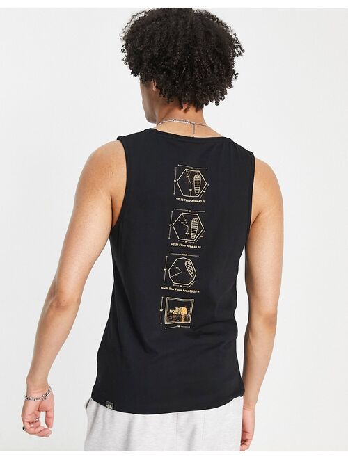 The North Face Galahm graphic tank top in black