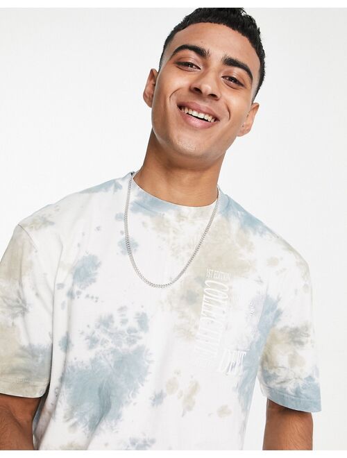 River Island tie dye t-shirt in gray