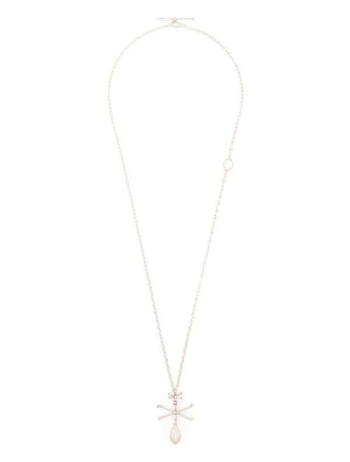 Claire English Filibuster sterling silver necklace