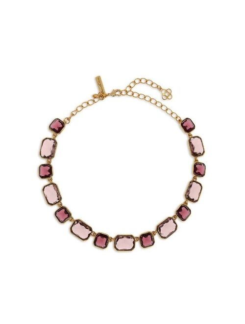 Oscar de la Renta square-stone necklace