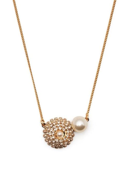 Anton Heunis faux-pearl crystal necklace