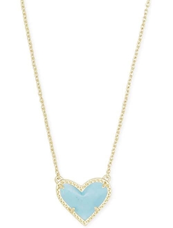 Ari Heart Short Pendant Necklace