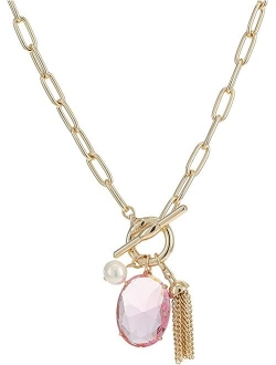 LAUREN Ralph Lauren Stone Toggle Pendant Necklace