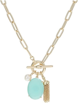 LAUREN Ralph Lauren Stone Toggle Pendant Necklace