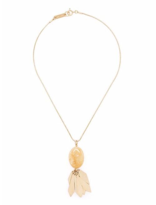 Isabel Marant stone pendant necklace