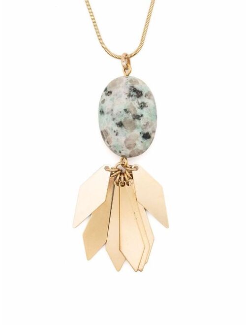 Isabel Marant stone pendant necklace