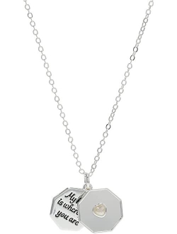 My Heart is Wherever You Are Necklace