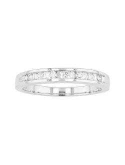 Lovemark 10k White Gold 1/4 T.W. Diamond Ring