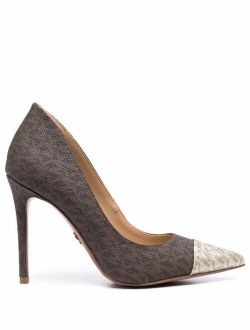 contrasting toecap pumps