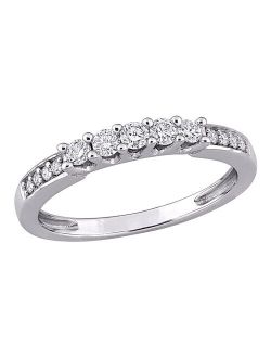 Stella Grace 14k White Gold 1/3 Carat T.W. Diamond Wedding Band