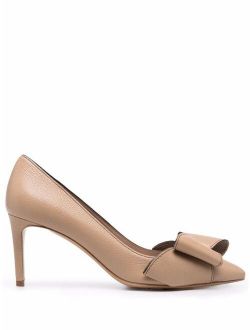 Salvatore Ferragamo Zoey 70mm bow-detail pumps