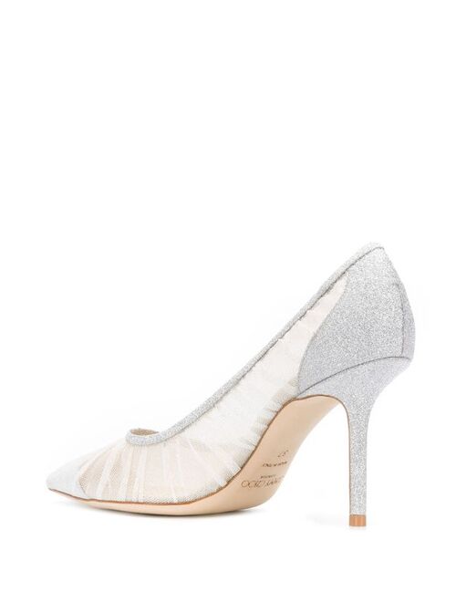 Jimmy Choo Love 85mm glitter pumps