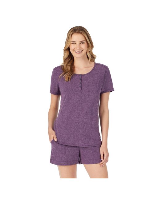 Women's Cuddl Duds® Pajamas: Essential Sleep Tee & Boxers Set