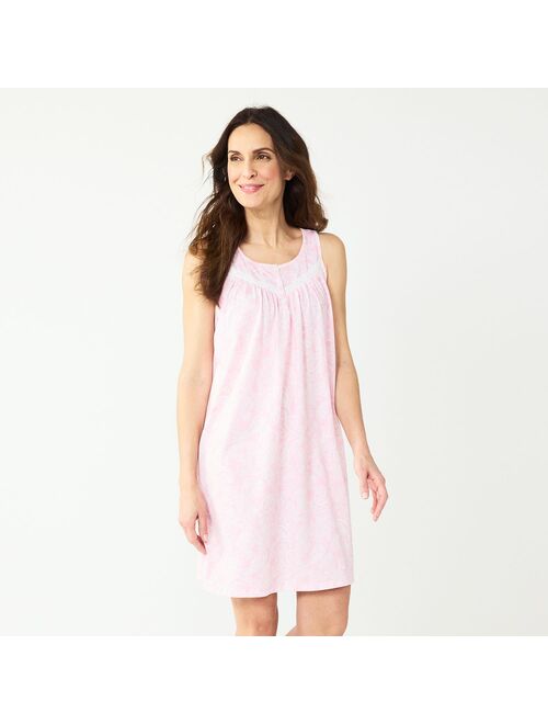 Women's Croft & Barrow® Sleeveless Nightgown