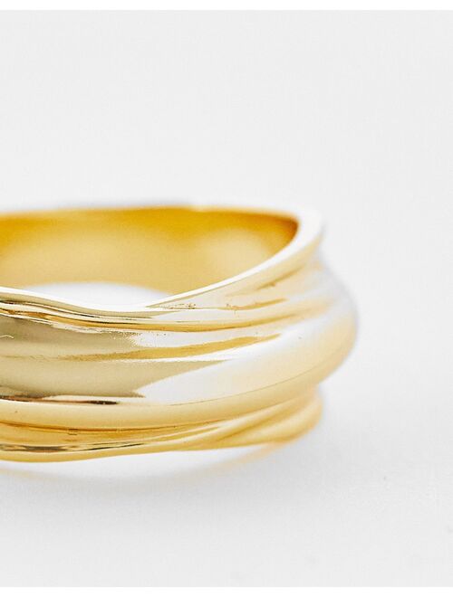 & Other Stories chunky ring in gold