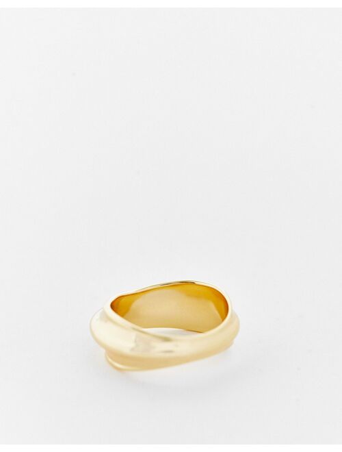 & Other Stories chunky ring in gold