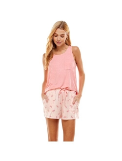 Lush Luxe Pajama Tank and Pajama Shorts Sleep Set