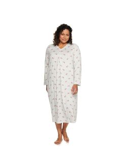 Plus Size Croft & Barrow Long Sleeve Nightgown