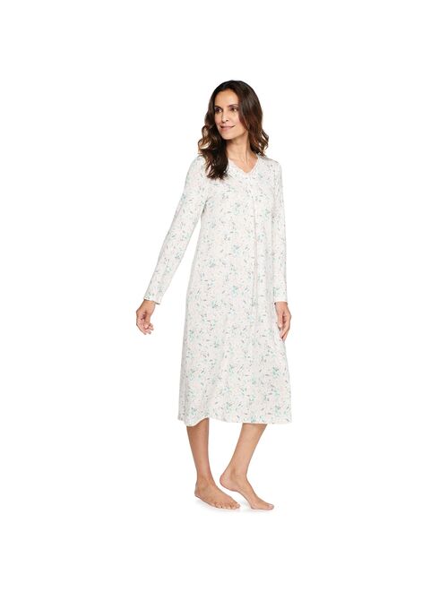 Women's Croft & Barrow® Long Sleeve Nightgown