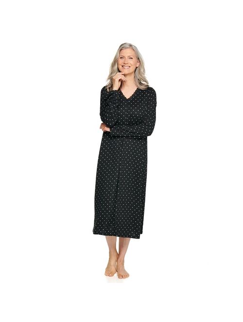 Women's Croft & Barrow® Long Sleeve Nightgown