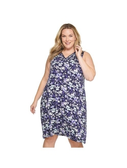 Plus Size Croft & Barrow Sleeveless V-Neck Nightgown