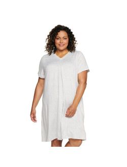 Plus Size Croft & Barrow Short Sleeve Nightgown