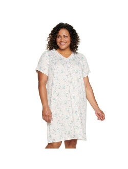 Plus Size Croft & Barrow Short Sleeve Nightgown