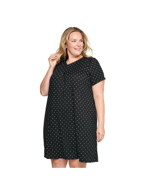 Plus Size Croft & Barrow® Short Sleeve Nightgown