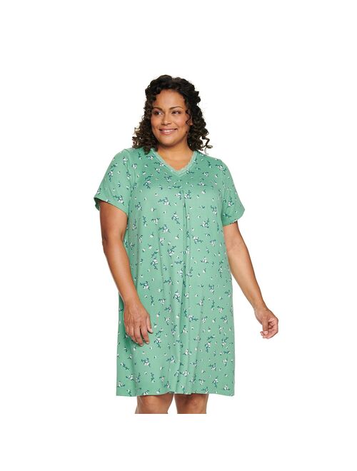 Plus Size Croft & Barrow® Short Sleeve Nightgown