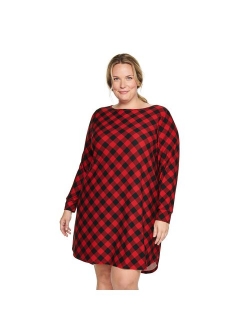 Plus Size Croft & Barrow Long Sleeve Sleepshirt